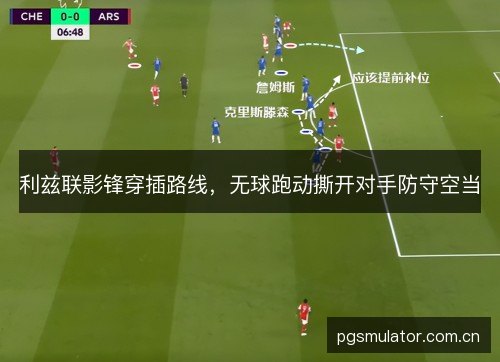 利兹联影锋穿插路线,无球跑动撕开对手防守空当 利兹联影锋穿插路线,无球跑动撕开对手防守空当